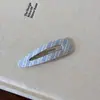 Pinza para el Cabello de Cuadros Azules Estilo Suave y Lindo, Pinza de Agua Azul Cielo para Flequillo, Accesorio para el Cabello para Mujeres