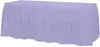 Falda de Mesa Rectangular Desechable Plástico PE Impermeable al Aceite Mantel Decoración Fiesta Boda Recepción Fiesta de Cumpleaños Suministros