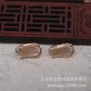 Broche de Decoração com Pino de Broche Banhado a Ouro Yiwu Preserva Cor DIY Cobre Inlaid Acessórios de Joia Estilo Antigo B1520