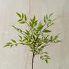 Nandina de Tallo Corto Marcada en Verde Fabricante de Flores Artificiales Decoración del Hogar Ramo de Boda Pared de Rosas Flores Falsas Transfronterizo