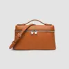 Bolsa Térmica LP19 Gigi Mesmo Estilo Bolsa Feminina Fashion Nova Primavera/Verão 2025 Padrão Avestruz Pequena Portátil de Ombro Transversal