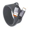 Cable de Datos USB a Type-C para Venta al por Mayor del Fabricante Typec 120W Totalmente Compatible 6A Cable de Datos de Carga Súper Rápida 2m