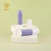 Frasco Giratório Roxo e Branco para Preenchimento Direto de Repelente de Mosquitos e Creme Pós-Picada, Tubo Vazio 3,5ml, Tubo para Protetor Labial, Tubo para Cera, Fábrica de Materiais de Embalagem Cosmética