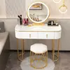 Nova Penteadeira de Luxo para Quarto, Mesa de Maquiagem Simples Moderna para Apartamento Pequeno, Penteadeira Tendência Estilo Ins para Quarto Principal