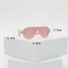 3- 5cm Mini Palo Twist Cachorro Ganso Blanco Grande Lentes DIY Accesorios para Fotos a Juego Armazón de Lentes de Alambre de Acero