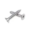 Tornillos Autorroscantes de Cabeza Avellanada de Acero Inoxidable 304 Tornillos Pequeños de Precisión Tornillos Autorroscantes de Cabeza Plana M2 M3 M4 M5
