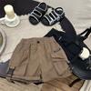 Pantalones cortos de verano para niño 2025 Delgados Pantalones guapos casuales de trabajo coreanos para niños Nuevo estilo Pantalones para niños medianos y pequeños