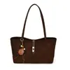 Colección Otoño 2026: Bolso de Mano Estilo Retro y Artístico, Color Sólido Simple, Moderno y Elegante, Bolso de Hombro de Alta Calidad