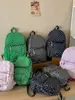 Mochila de Estilo Coreano Ins con Lunares para Estudiantes, Versátil y Multiusos para el Viaje Diario y las Clases