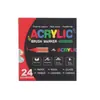 Marcador de pintura acrílica líquida directo bestseller transfronterizo con punta suave, diseño sin presión, para arte DIY de estudiante y pintura profesional
