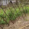 Cerca de Bambu Telescópica Divisória de Cerca Externa Divisor de Pátio Treliça para Horta Decoração de Jardim de Varanda Rede de Bambu