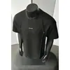 Rivets Plissados 3D Novo Estilo de Verão Camiseta Masculina Casual Solta Roupas Masculinas de Manga Curta com um Toque de Luxo Tendência