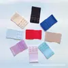 En Stock Hebilla Elástica de Extensión para Sujetador Colorida Poliéster Acero Inoxidable Ropa Interior de Sujetador para Mujer Hebilla de Tres Filas Hebilla Elástica de Extensión