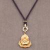 Cordón colgante hecho a mano, collar de jade dorado con Buda dorado, cuerda a juego, colgante de cuerda con cuello esmeralda, cuerda colgante, cuerda colgante