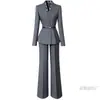 Conjunto de Traje Profesional de Otoño para Mujer, Uniforme de Recepción de Hotel de Alta Gama, Ropa de Trabajo para Gerente de Joyería, Premium