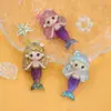 Diseño Original Yqt Sirena de Dibujos Animados Océano DIY Joyería de Resina Pequeños Accesorios Llavero Transfronterizo Accesorios para Collares