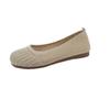 Zapatos Perezosos de Tejido Volador Calados Transpirables Slip-on para Mujer Venta Directa de Fábrica Zapatos de Tejer Mary Jane Cabeza Grande Muñeco Zapatos de Frijol