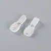 Botão de Clipe de Cauda de Sino de Pendurar Plástico Ajustável, Elástico de Nylon com Fivela Antiderrapante, Fecho para Cadarço e Cordão de Bolsa
