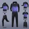 Conjunto Esportivo, Conjunto de Cinco Peças de Roupas Fitness para Redução de Gordura, Equipamento de Corrida, Meia-Calça de Ciclismo de Seda de Gelo de Secagem Rápida para Basquete