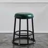 Taburete Alto de Tres Anillos Extra Grueso, Taburete Alto de Barra, Silla Alta para Adultos en Casa, Silla de Mostrador, Taburete Alto de Lujo Ligero para Arcade, Taburete Redondo