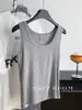 Colete Sem Manga Lyocell Tencel Lã para Mulheres, Simples, Amigo da Pele, Respirável, Emagrecedor, Camada Base, Tendência Primavera/Verão 2026