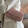 Bolsa Polly Cambridge Minimalista de Design de Nicho, Bolsa Quadrada Pequena Versátil na Moda com um Toque de Luxo, Bolsa de Ombro Baguete