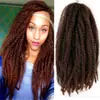 Transfronterizo Europeo y Americano 18 pulgadas Rastas Africanas Trenzas Marley Oruga Grande Trenza Marley Cabello de Crochet