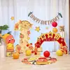 Decoración de Primer Cumpleaños para Bebé Temática de Estrellas Actualización Tablero 4Dkt Decoración Cálida Puerta Inteligente Accesorios de Cumpleaños