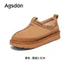 Botas de Nieve de Suela Gruesa August Lion para Mujer 2026 Nuevas de Invierno Slip-On Exteriores del Noreste Cómodas Zapatos de Algodón con Forro de Felpa