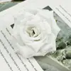 Arranjo de Cena de Flores Artificiais Decoração Flores Rosa Diamante Flores Artificiais para Casamento Atacado Arranjo de Flores para Casamento Feito à Mão DIY