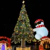 3- 50m Marco grande Árbol de Navidad hecho a medida Decoración exterior para centros comerciales navideños Iluminación de proyecto para check-ins en redes sociales
