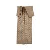 Nuevos Calentadores de Piernas Tejidos con Patrón Retorcido Y2K para Mujer, Cubrecalcetines de Lana Blancos Retro con Puño, Calcetines Holgados para Otoño e Invierno, Absorbentes de Sudor