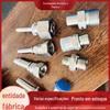 Conectores de Mangueira de Alta Pressão em Aço Inoxidável para Máquinas de Engenharia, Conectores Crimpadados de Peça Única, Soldagem de Tubos de Óleo Industriais