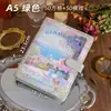 Cuaderno de Cuero PU con Pintura al Óleo Retro de Alto Valor con Hojas Sueltas, Cuaderno Grueso, Diario, Desmontable A5, Libro de Mano