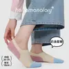 Meias Femininas Novas para Primavera e Verão, Meias Sapatilha, Meias Invisíveis Color-Blocking, Meias Curtas, Meias Zhuji, Fio Pontilhado, Ins Transfronteiriço