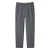 Pantalones Casuales para Hombre Temporada Primavera y Otoño 2025 Pantalones de Traje Ajustados de Pierna Recta Cintura Media Juventud Delgados Resistentes a las Arrugas Lujo Ligero Pantalones de Vestir