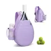Nueva mochila de tenis acolchada transfronteriza, bolso cruzado, bolso bandolera, bolso de pickleball, bolsa impermeable y engrosada para raquetas de exterior para hombres y mujeres