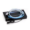Máquina de modificación de coche cubierta barra de luz tipo rejilla pasante Luz de circulación diurna led hueco luz decorativa color mágico súper brillante calcomanía