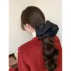 La parte delantera puede mostrar la cara del diseño hecho a mano de pequeña industria pesada falda de doble capa extragrande banda para el pelo atada coleta banda de intestino grueso