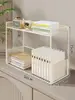Estantería de Mesa Organizador de Escritorio Estantes Escalonados de Múltiples Niveles para Encimera Estante de Almacenamiento para Escritorio de Oficina Armario de Almacenamiento para Ventana de Bahía