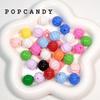 Cuentas de calabaza coloridas DIY joyería hecha a mano colorida cadena para teléfono móvil con cuentas collar pulsera decoración de cuerda que combina con todo material hecho a mano
