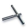 Varilla de extensión de mango hexagonal 60/75/100/150 mm conector de varilla de extensión de mango hexagonal de 1/4 conversión rápida junta de cabeza de lote