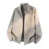 Chaqueta casual de alta gama estilo retro americano para hombre, chaqueta de aviador para pareja, chaqueta de cuero PU estilo Hong Kong con cuello de solapa
