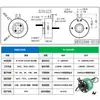 Anel de Contato Condutivo Passante, Conector Elétrico Rotativo de Alta Velocidade 360 Graus Oco, Sem Enrolamento, Tamanho Grande, Alta Corrente Disponível
