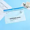 Bolsa de embalaje personalizada para mascarilla de protección solar, bolsa sellable por sí misma para mascarilla de protección solar a prueba de polvo e impermeable con película mate, nueva bolsa de embalaje para ropa de protección solar
