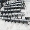 Barras de Perforación Helicoidales de Alta Eficiencia para Minería, No se Doblan Fácilmente, Adecuadas para Perforación en Roca Blanda, Larga Vida Útil Geológica, Barras de Perforación para Exploración de Agua