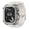 Correa para Apple Watch Compatible con iWatch 49mm Huanbo Metal Integrada Correa de Silicona para Reloj Correa para Apple Watch ultra1-3