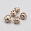 Acessórios para Joias DIY 16mm Dente de Cão Dourado Contas de Madeira Lótus Criativo Floco de Neve Dourado Contas Soltas Miçangas Artesanais