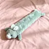 Bolsa de agua caliente larga para llenar con agua tibia, calentador de manos para niña, almohadilla térmica para el estómago, pies calientes, cubierta de tela de felpa larga linda, segura