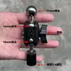 Adaptador de roda universal de pan/tilt de reposição para suporte de celular com cabeça esférica de 17 mm para 1/4 interno e externo, acessórios de conexão tipo vagem de ervilha